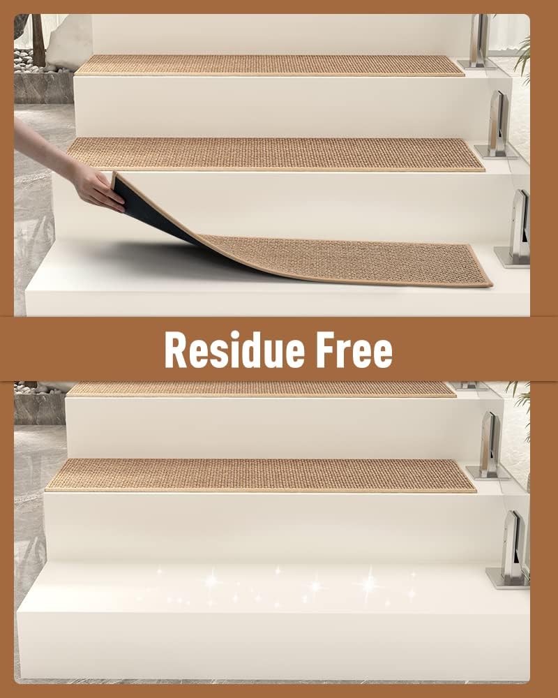 Rubber‑Backed Non‑Slip Stair Treads