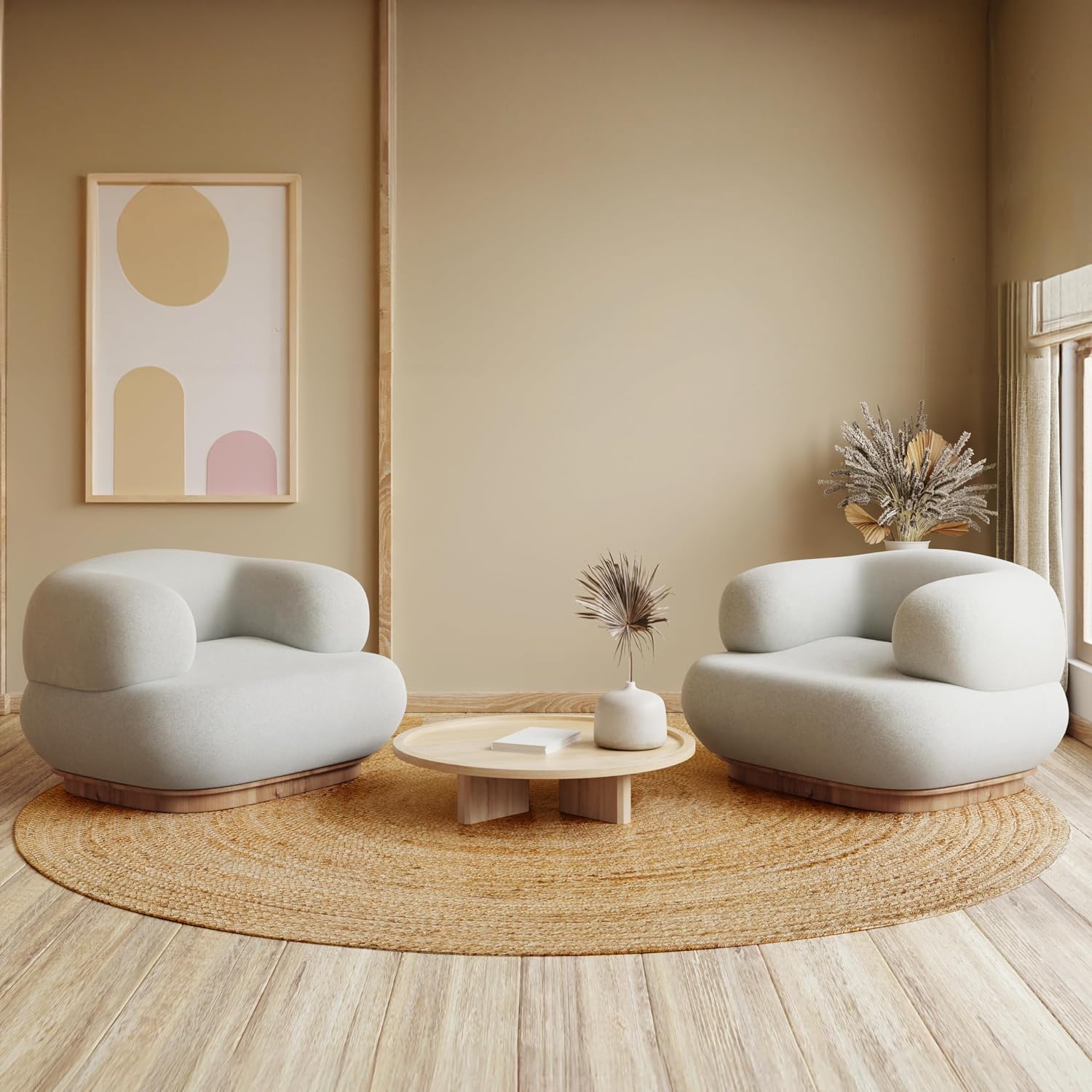 Braided Natural Jute Round Rug