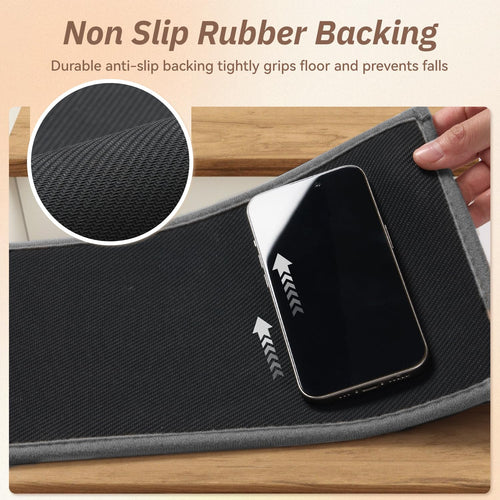 15‑Pack Residue‑Free Rubber‑Backed Stair Treads