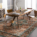 Vintage Oriental Ultra‑Thin Area Rug