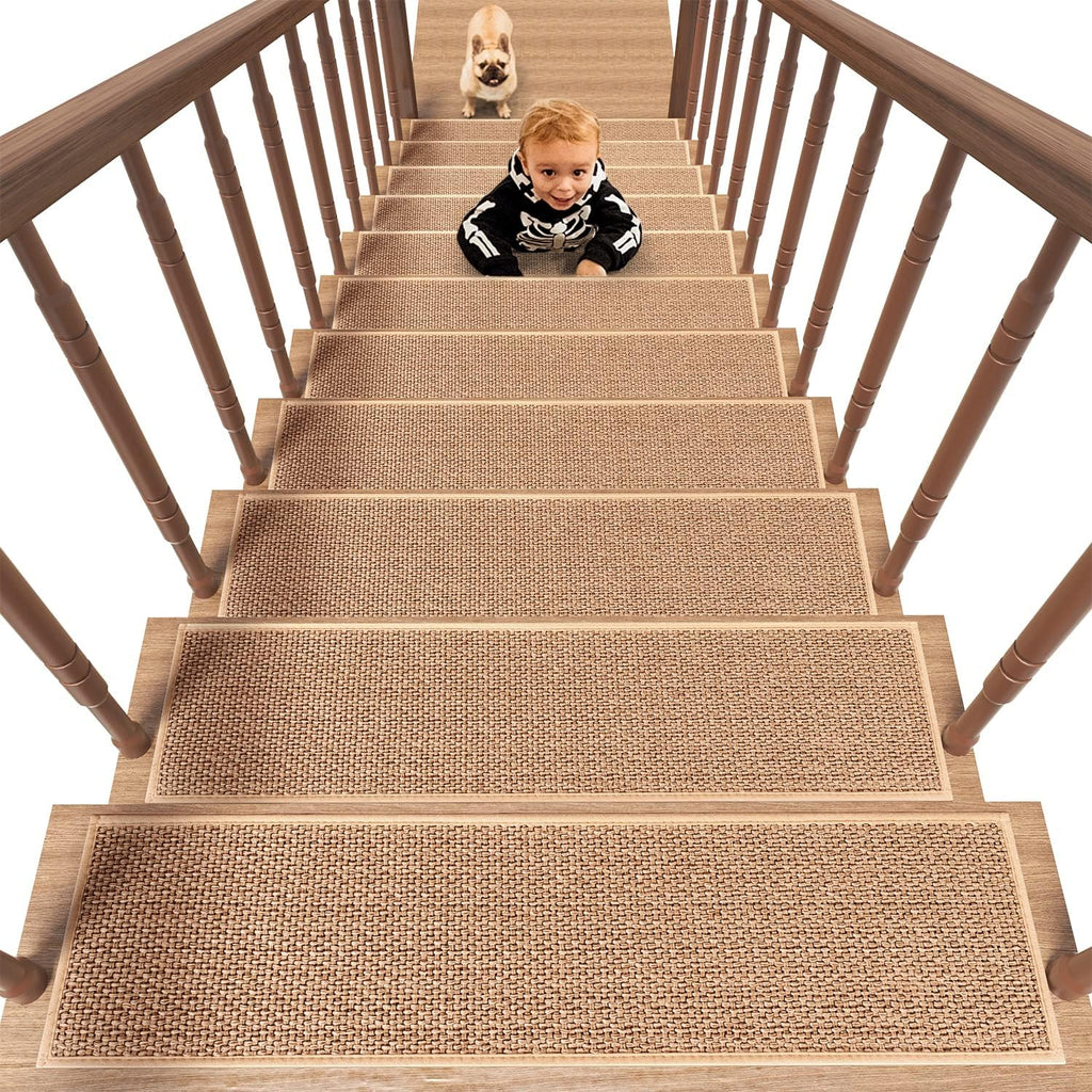 Rubber‑Backed Non‑Slip Stair Treads