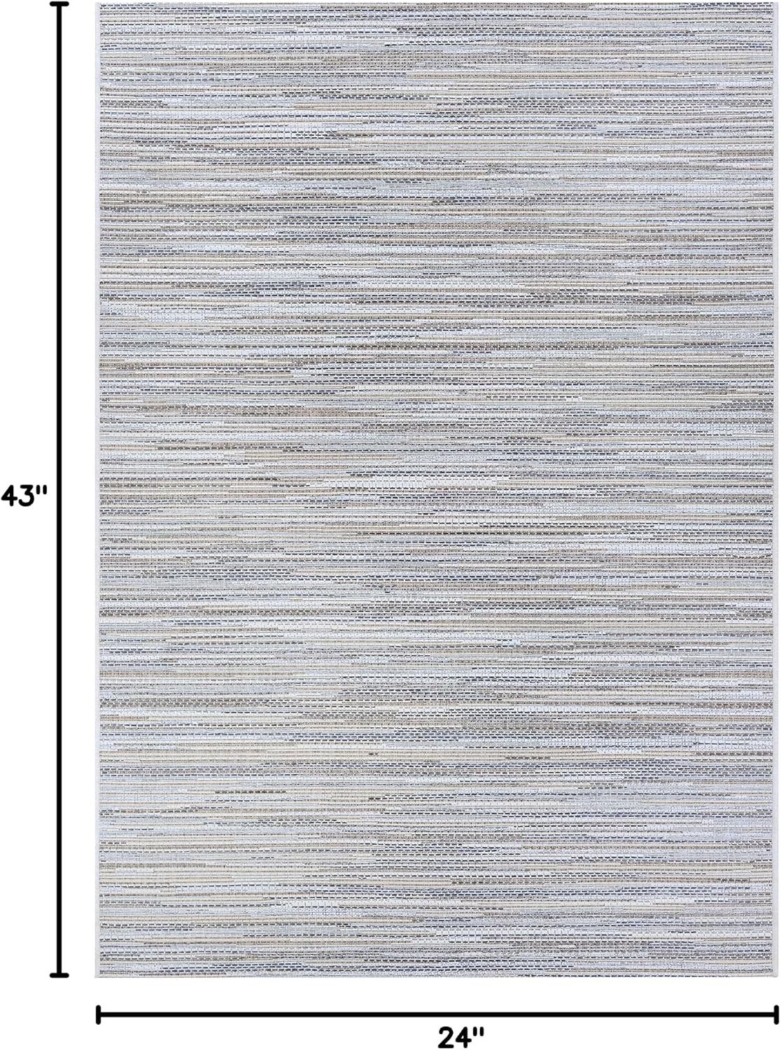 Coastal Flatweave Indoor‑Outdoor Area Rug