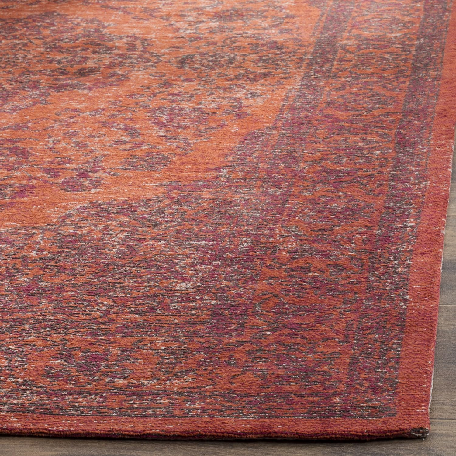 Vintage Medallion Cotton Area Rug